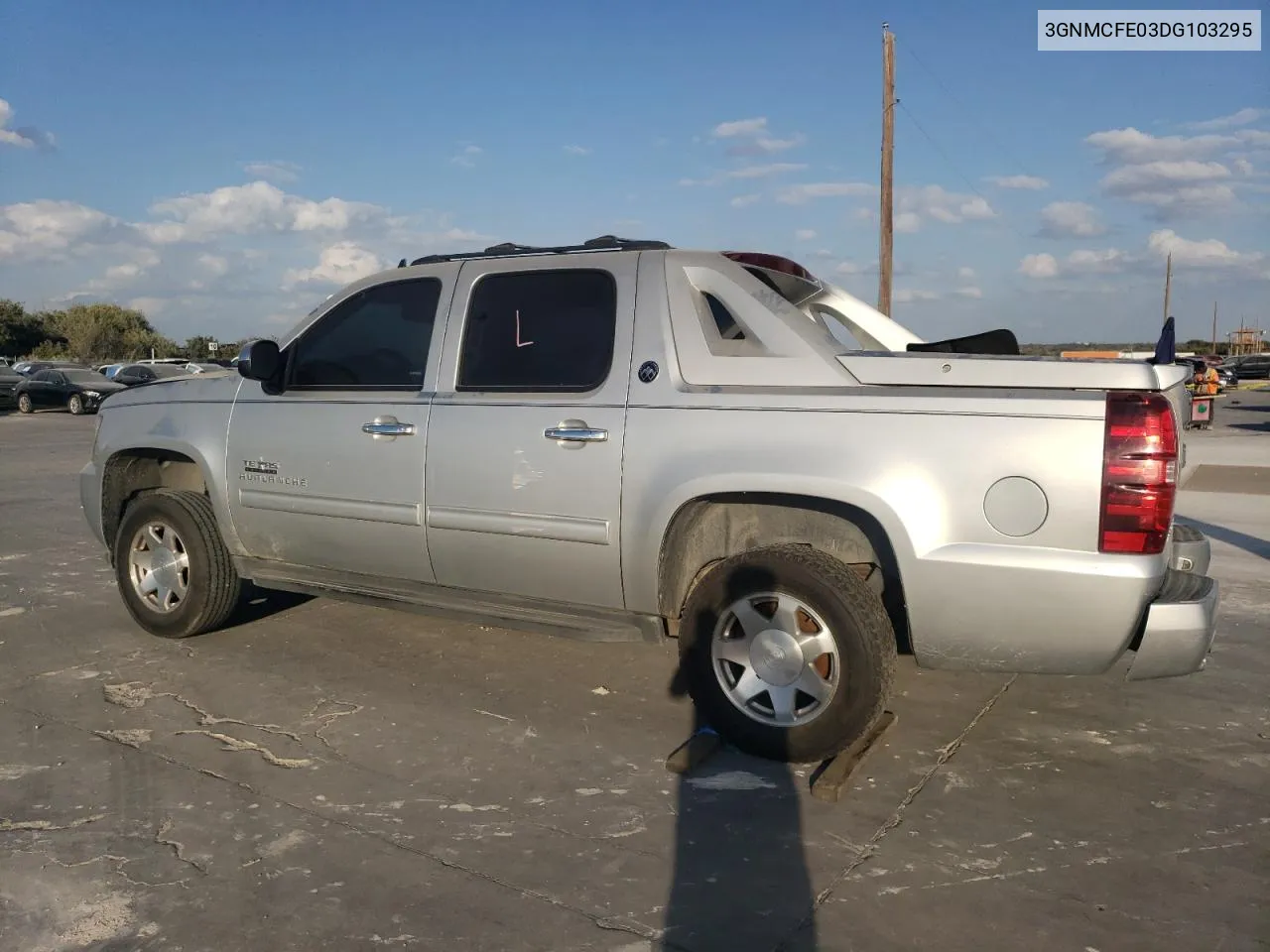 2013 Chevrolet Avalanche Lt VIN: 3GNMCFE03DG103295 Lot: 78496704