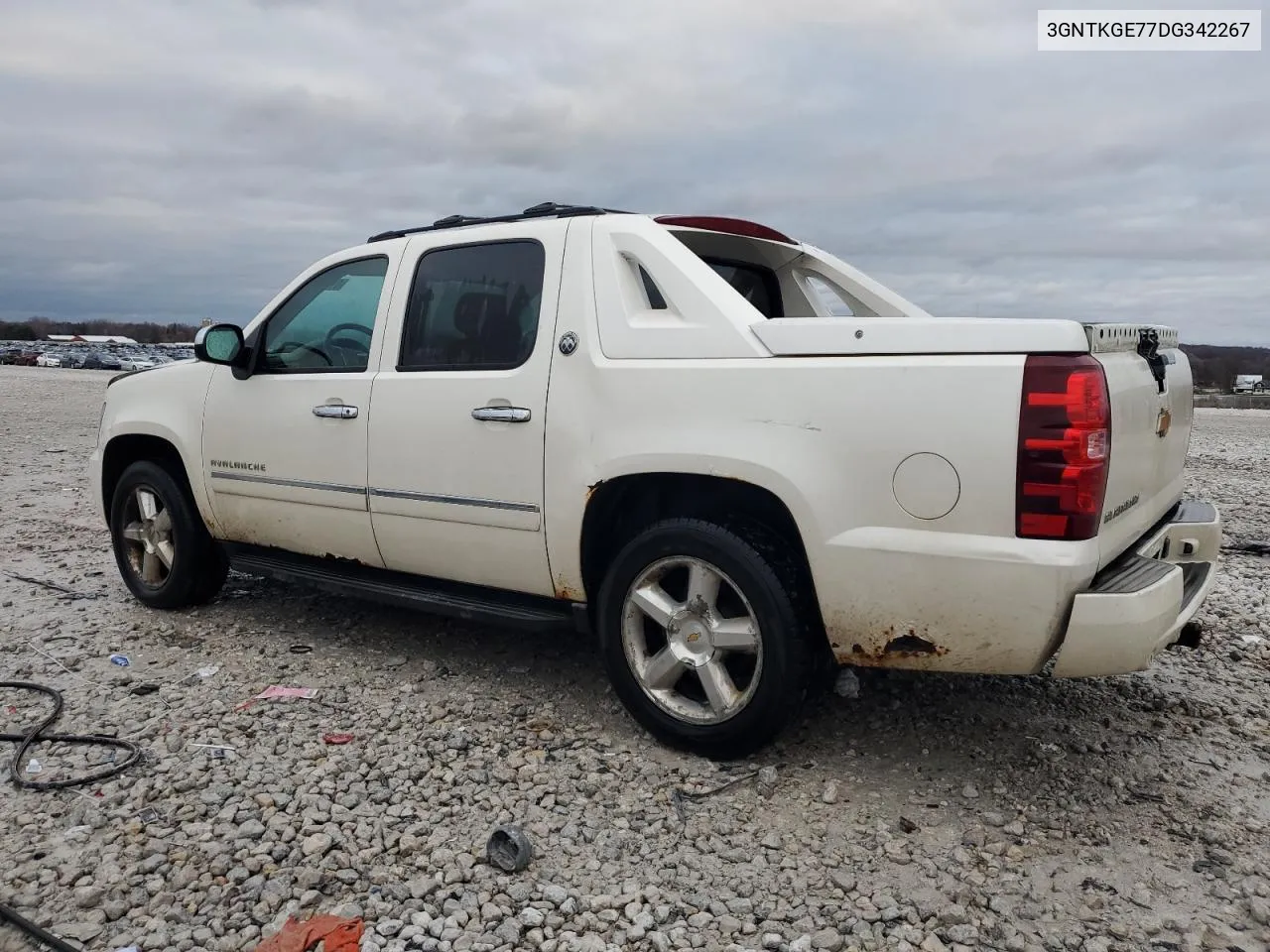 2013 Chevrolet Avalanche Ltz VIN: 3GNTKGE77DG342267 Lot: 81256704