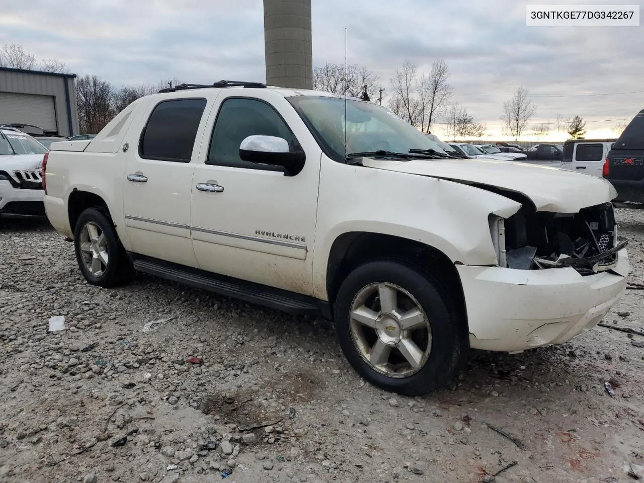 2013 Chevrolet Avalanche Ltz VIN: 3GNTKGE77DG342267 Lot: 81256704