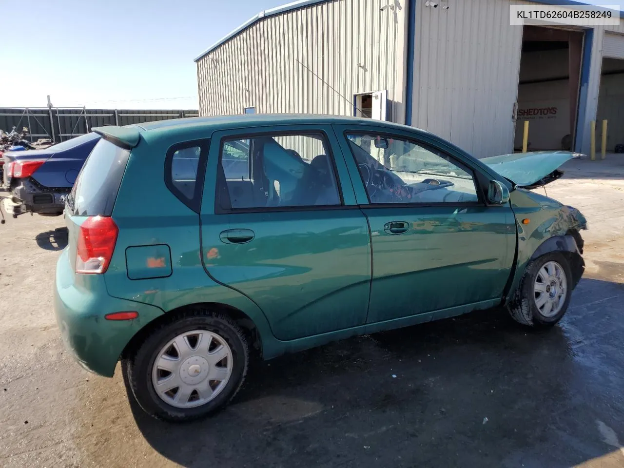 2004 Chevrolet Aveo VIN: KL1TD62604B258249 Lot: 47009464