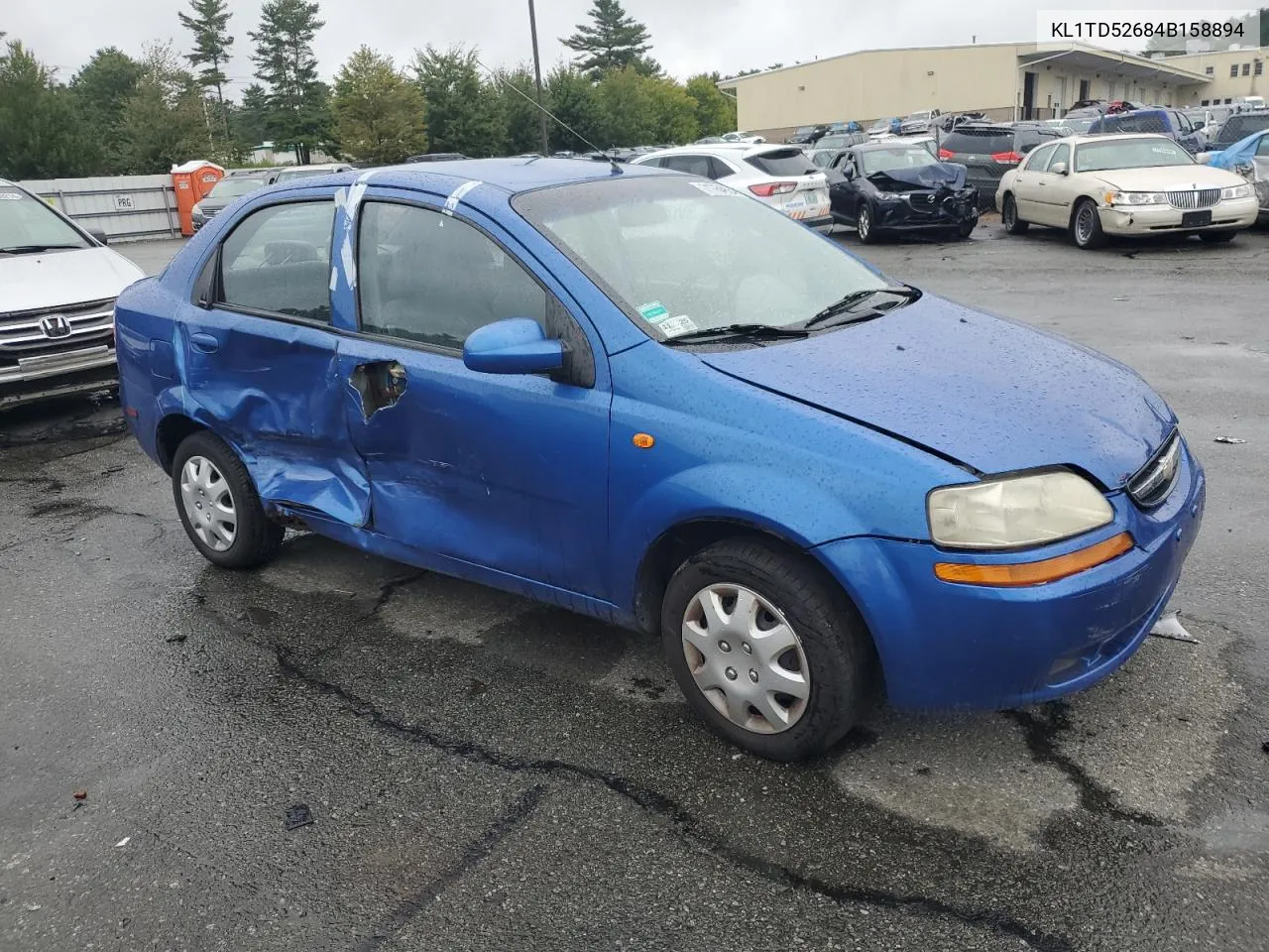 2004 Chevrolet Aveo VIN: KL1TD52684B158894 Lot: 71764834