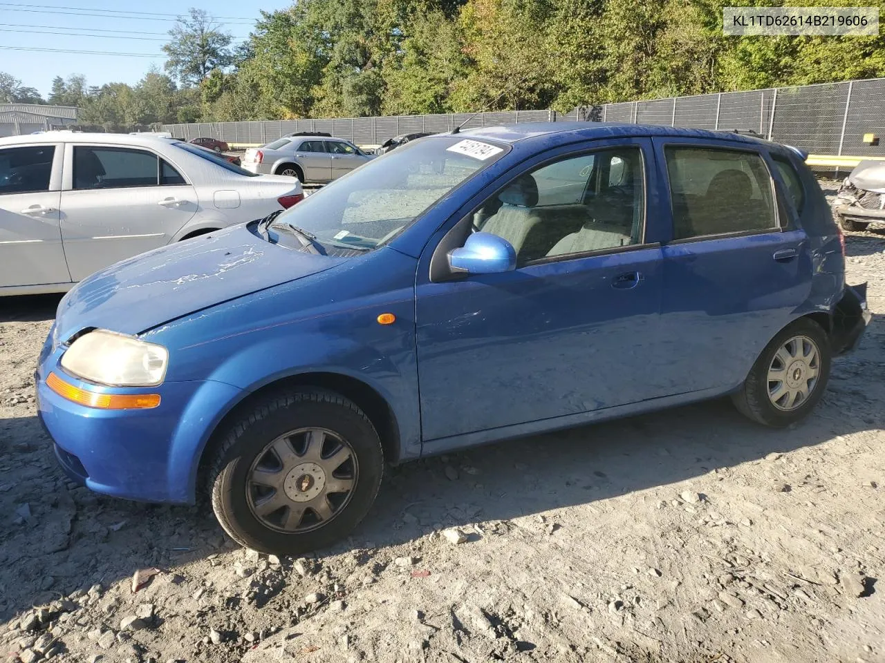 2004 Chevrolet Aveo VIN: KL1TD62614B219606 Lot: 74451794