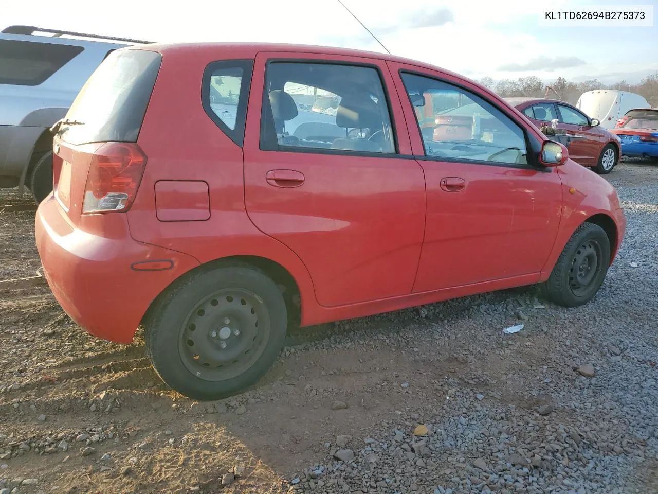 2004 Chevrolet Aveo VIN: KL1TD62694B275373 Lot: 79531844