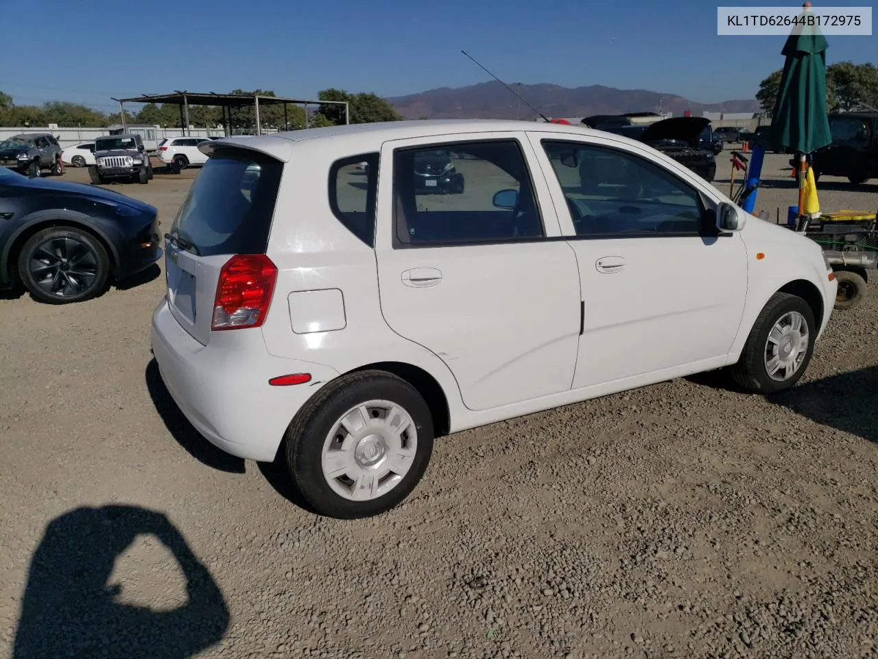 2004 Chevrolet Aveo VIN: KL1TD62644B172975 Lot: 80794294