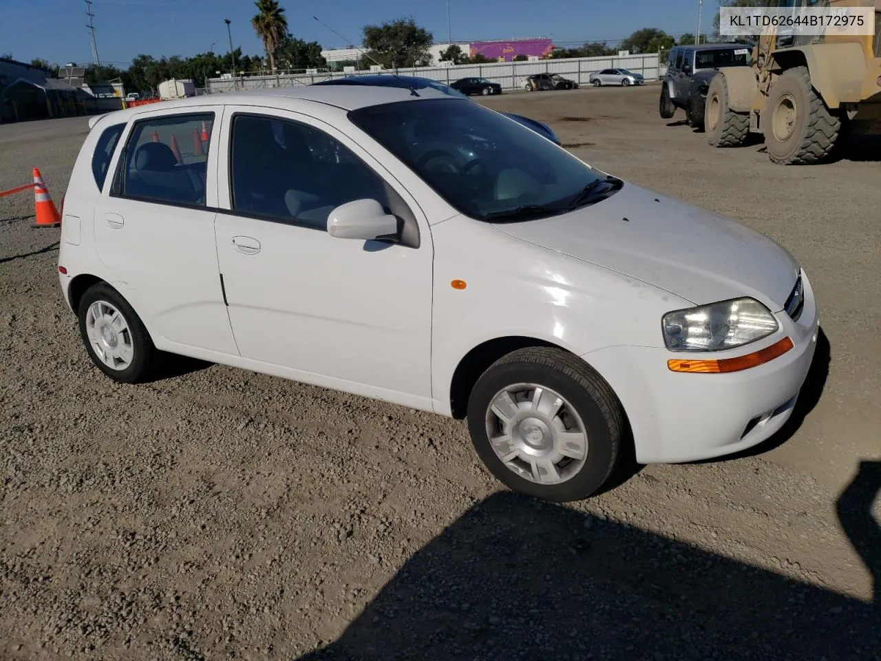 2004 Chevrolet Aveo VIN: KL1TD62644B172975 Lot: 80794294