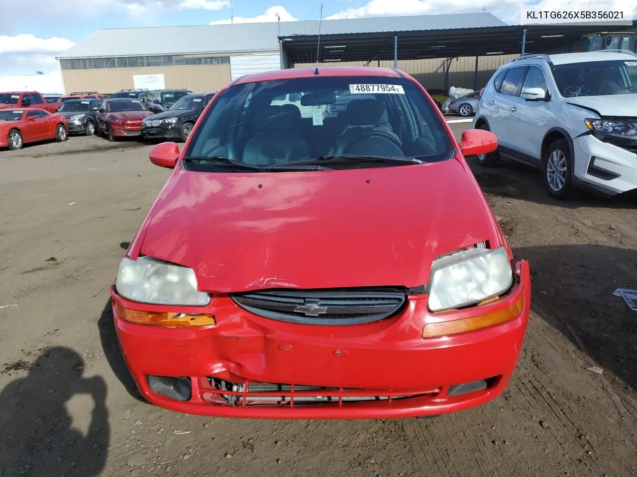 2005 Chevrolet Aveo Lt VIN: KL1TG626X5B356021 Lot: 48877954