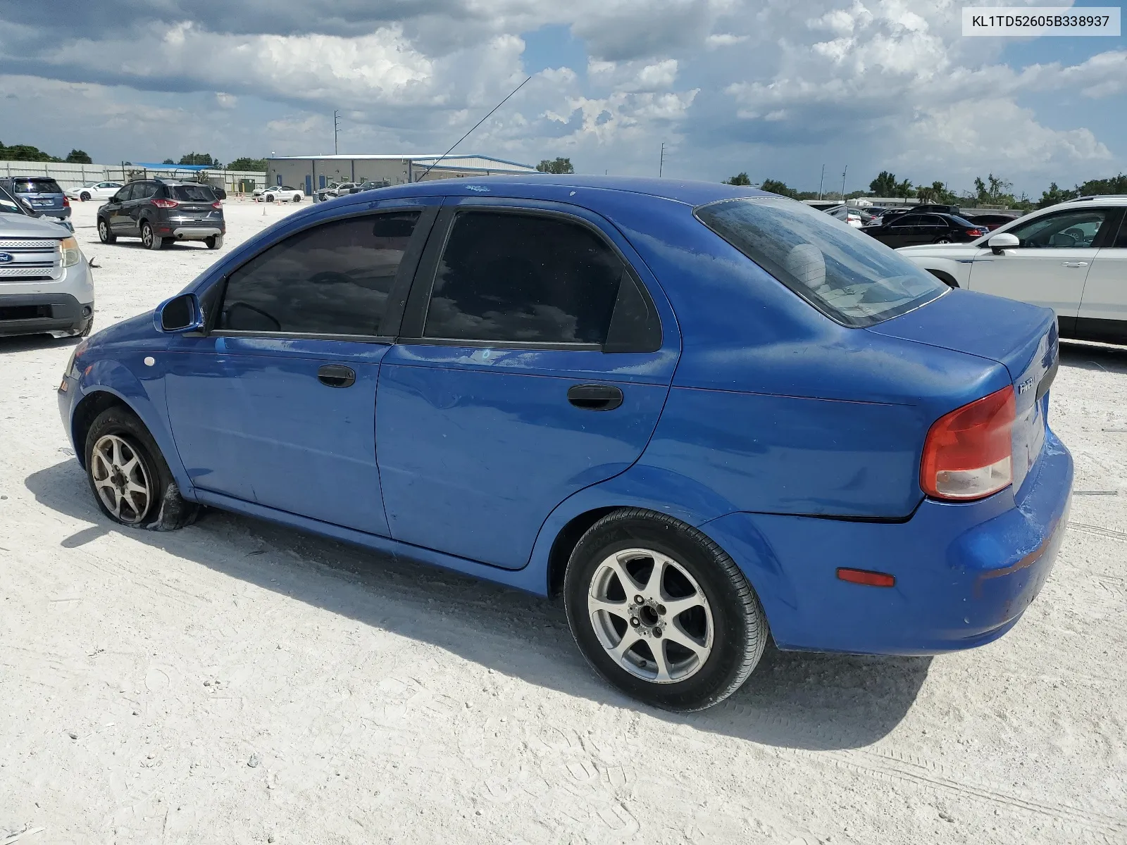 2005 Chevrolet Aveo Base VIN: KL1TD52605B338937 Lot: 53141044