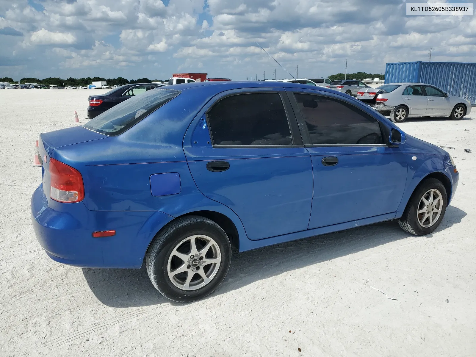 2005 Chevrolet Aveo Base VIN: KL1TD52605B338937 Lot: 53141044