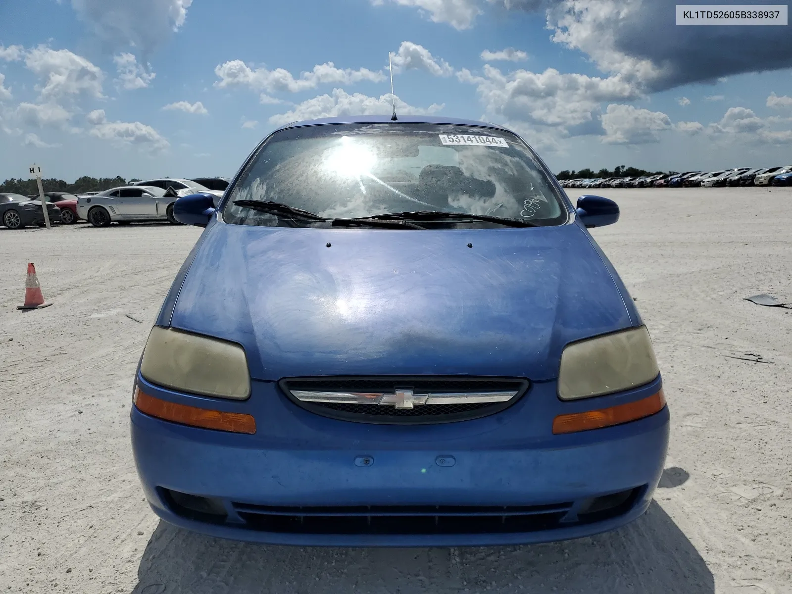 2005 Chevrolet Aveo Base VIN: KL1TD52605B338937 Lot: 53141044