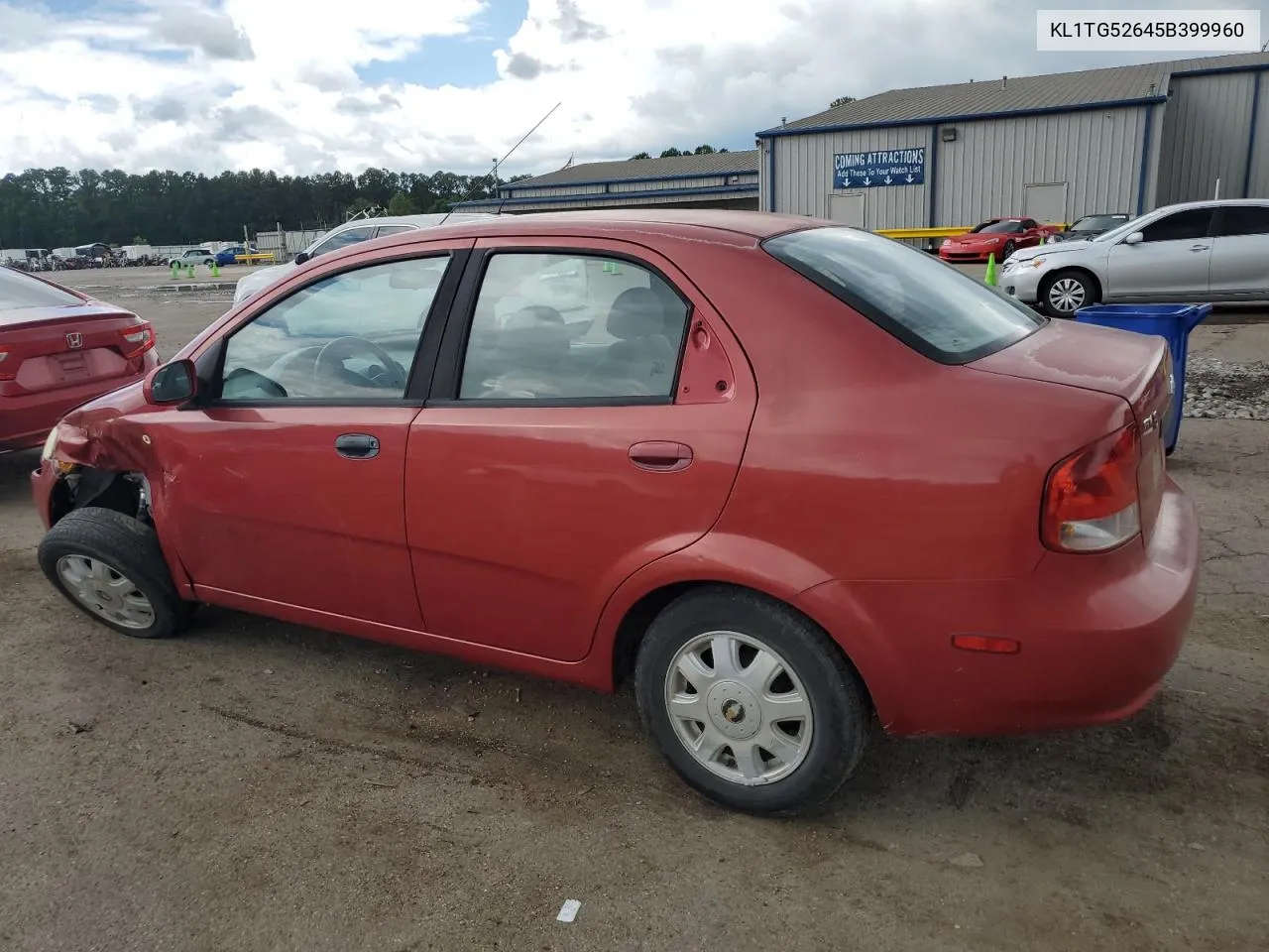 KL1TG52645B399960 2005 Chevrolet Aveo Lt