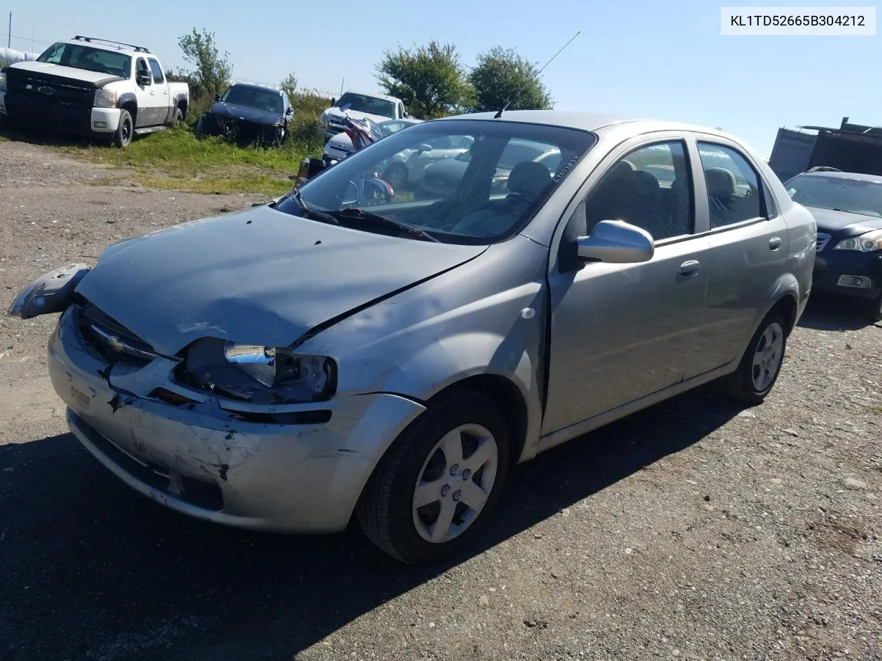 2005 Chevrolet Aveo Base VIN: KL1TD52665B304212 Lot: 69073834