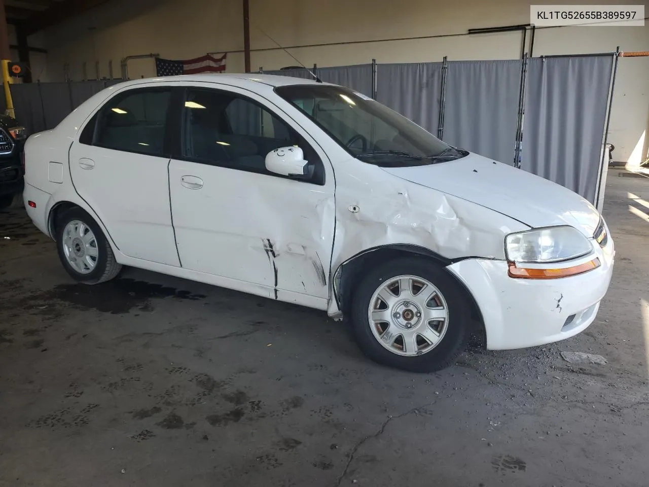 2005 Chevrolet Aveo Lt VIN: KL1TG52655B389597 Lot: 70422544