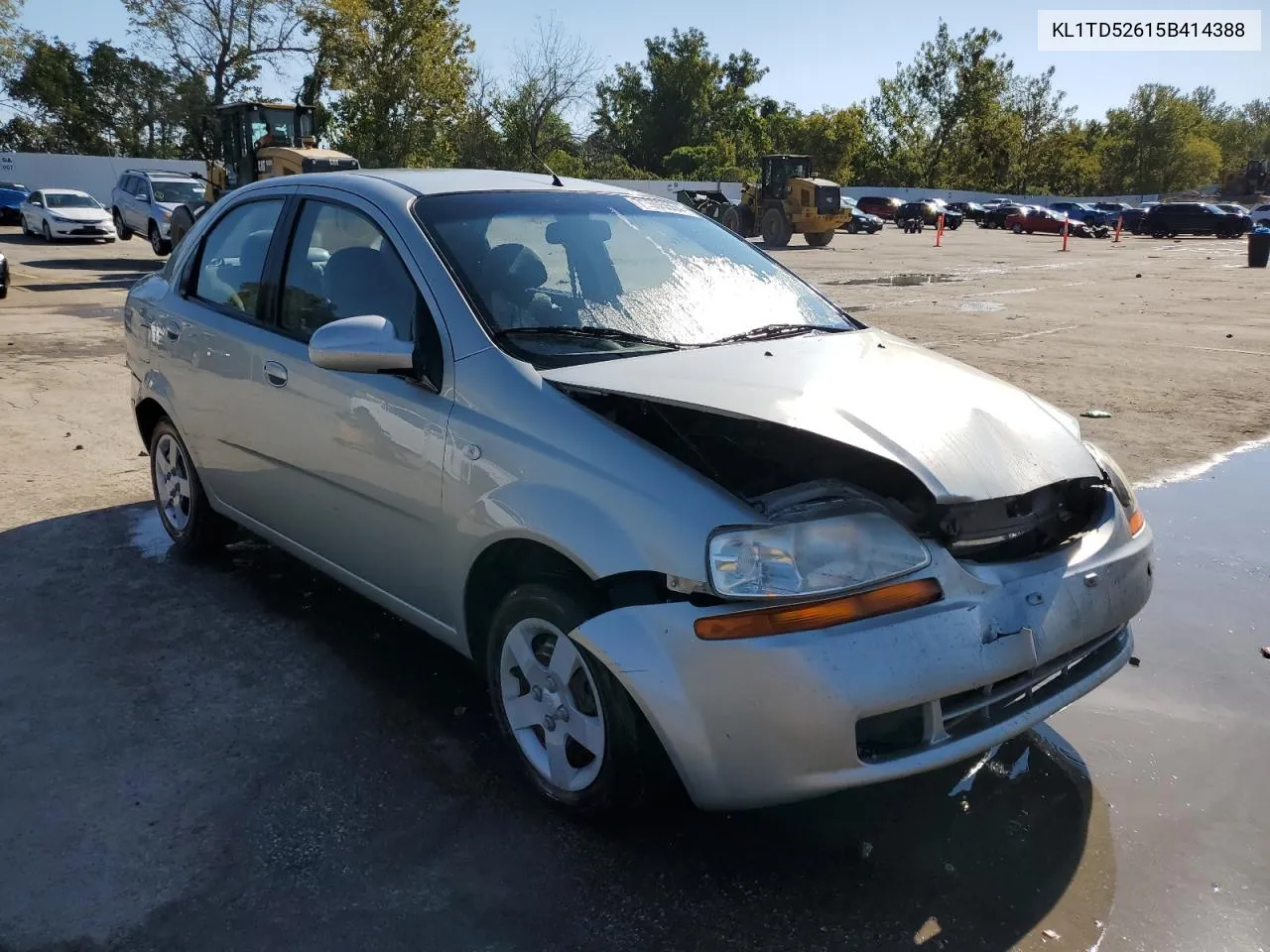 2005 Chevrolet Aveo Base VIN: KL1TD52615B414388 Lot: 72605554