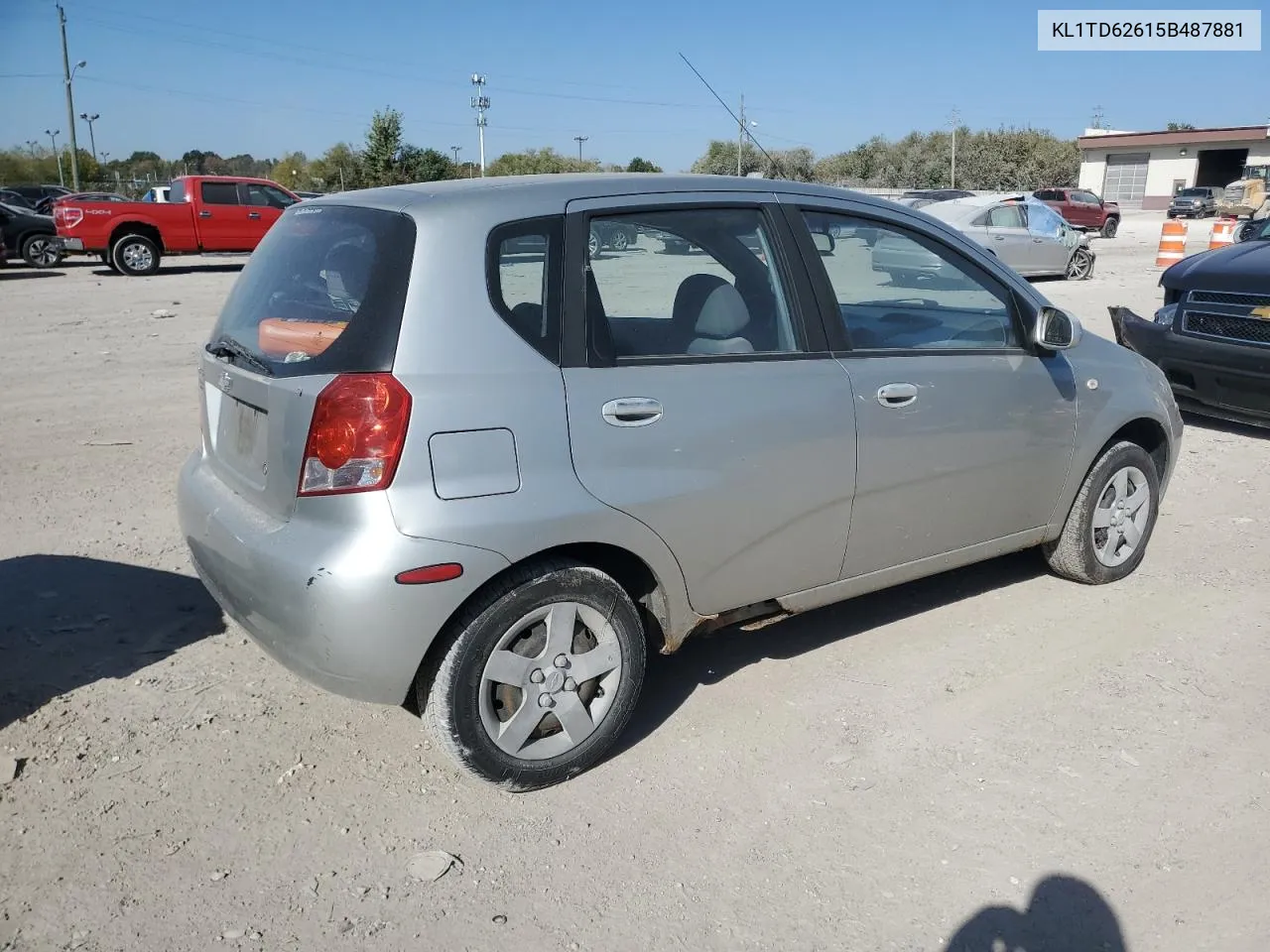 2005 Chevrolet Aveo Base VIN: KL1TD62615B487881 Lot: 75677984