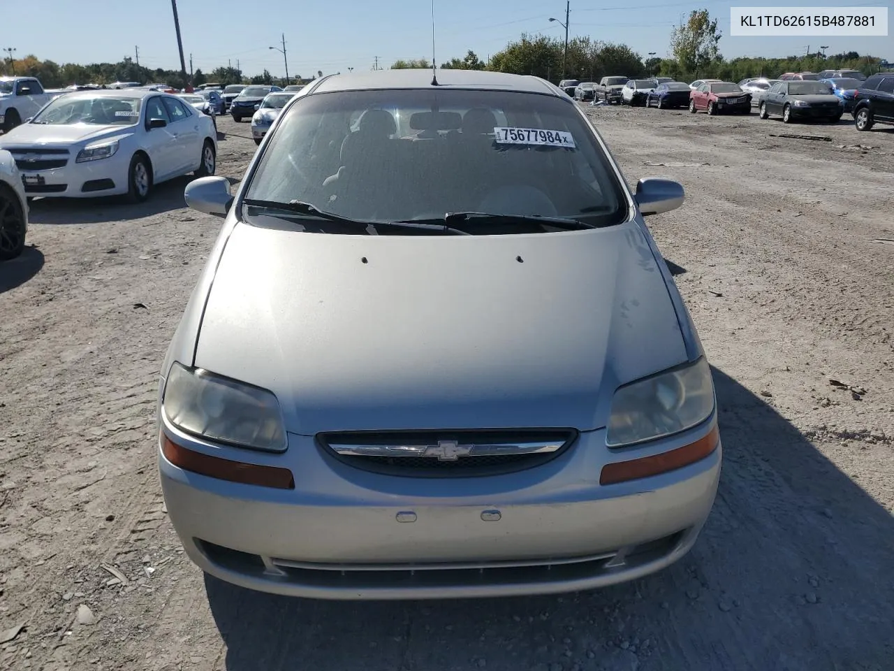 2005 Chevrolet Aveo Base VIN: KL1TD62615B487881 Lot: 75677984