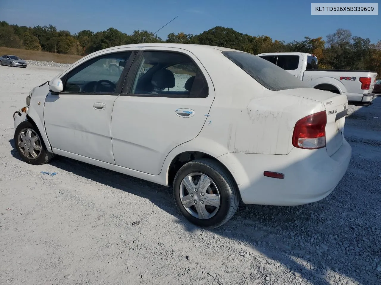 KL1TD526X5B339609 2005 Chevrolet Aveo Base