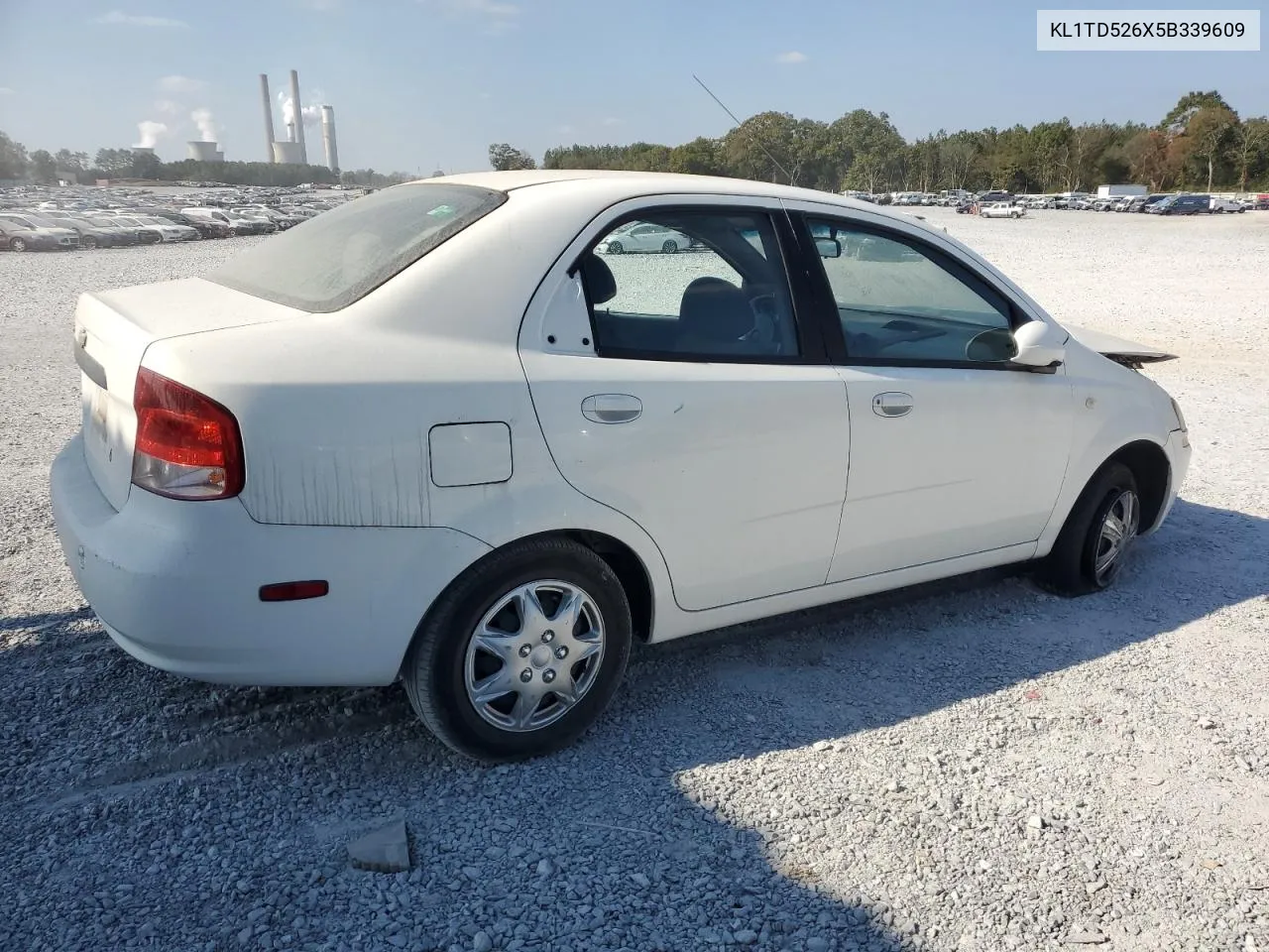 KL1TD526X5B339609 2005 Chevrolet Aveo Base