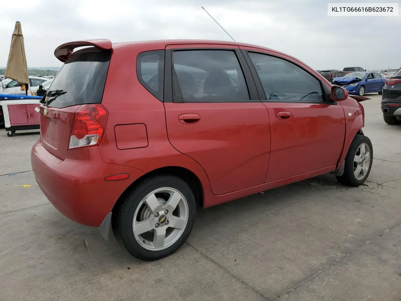 2006 Chevrolet Aveo Lt VIN: KL1TG66616B623672 Lot: 56332584