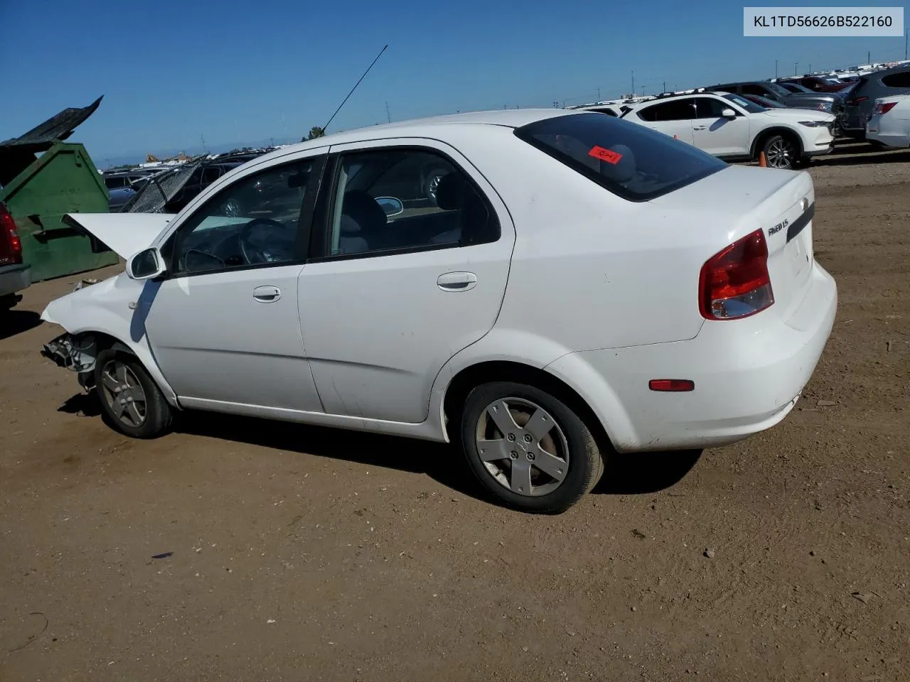 KL1TD56626B522160 2006 Chevrolet Aveo Base