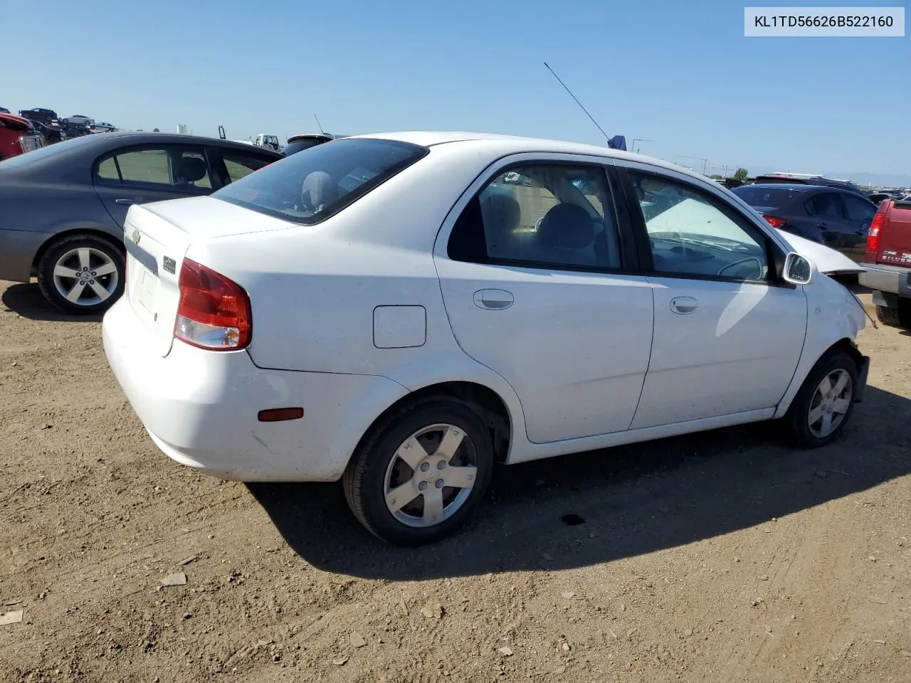 KL1TD56626B522160 2006 Chevrolet Aveo Base