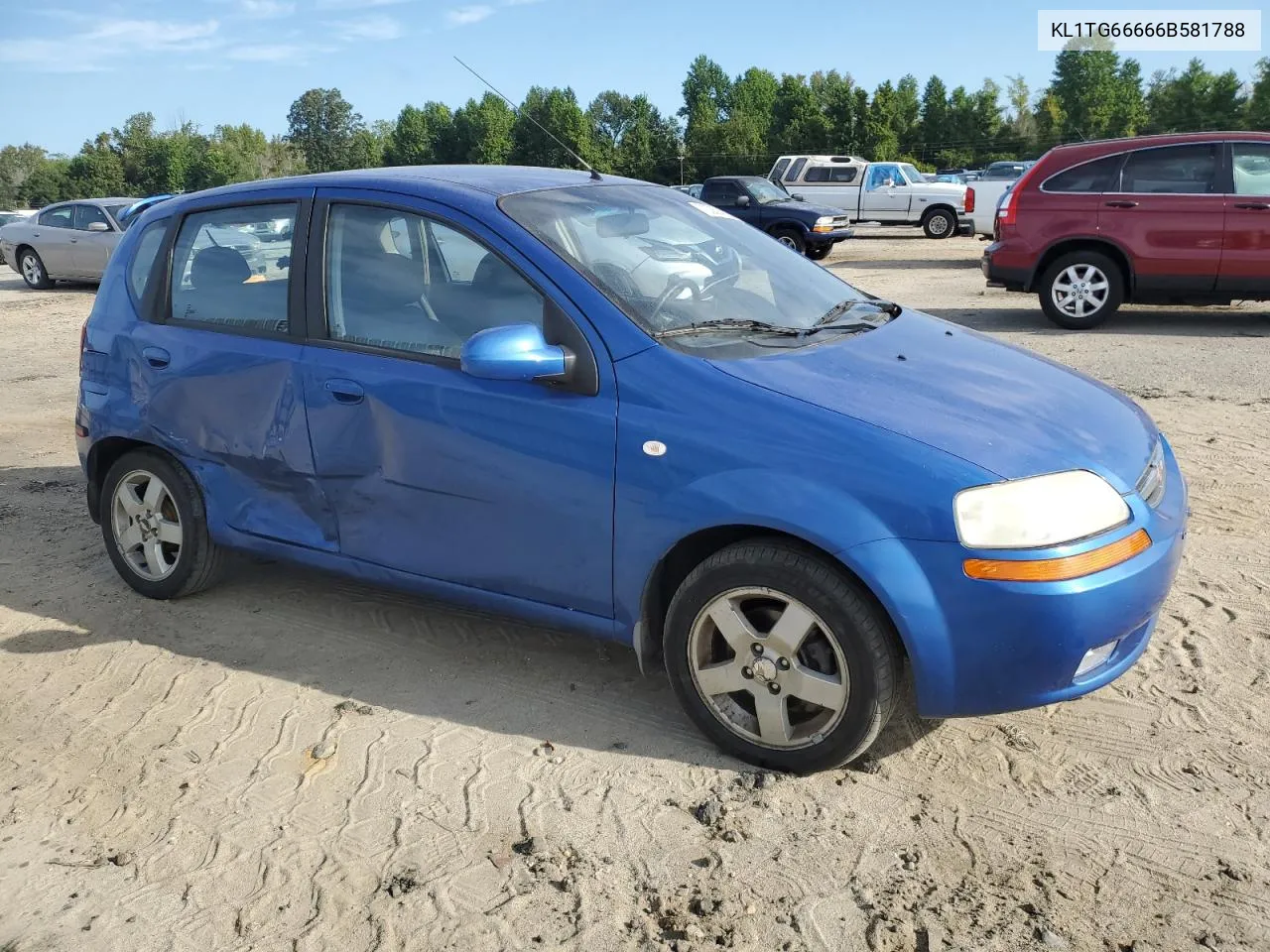 2006 Chevrolet Aveo Lt VIN: KL1TG66666B581788 Lot: 70389274