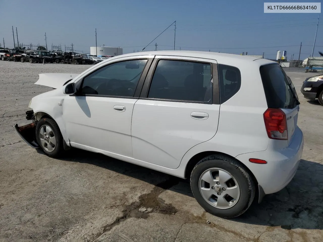 2006 Chevrolet Aveo Base VIN: KL1TD66666B634160 Lot: 71004894