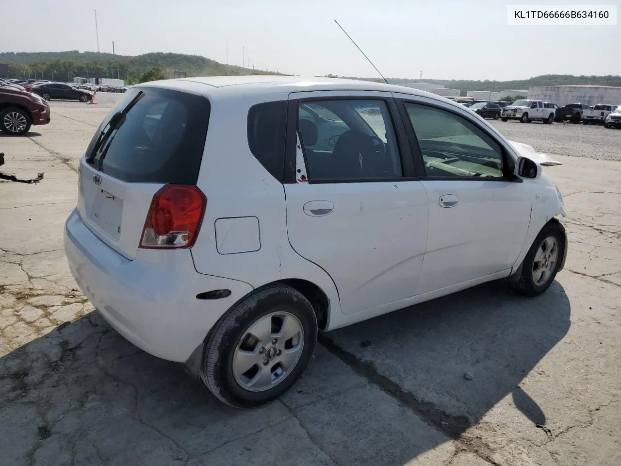 2006 Chevrolet Aveo Base VIN: KL1TD66666B634160 Lot: 71004894