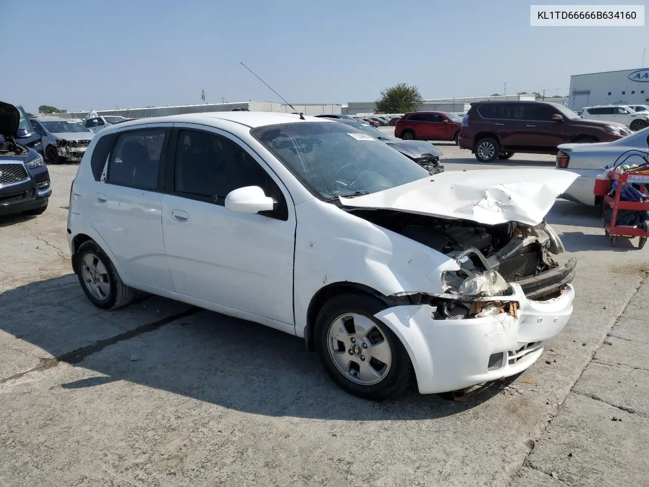 KL1TD66666B634160 2006 Chevrolet Aveo Base