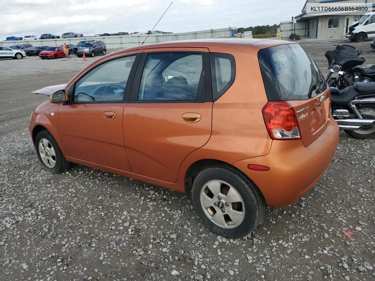 2006 Chevrolet Aveo Base VIN: KL1TD66656B564800 Lot: 71525934