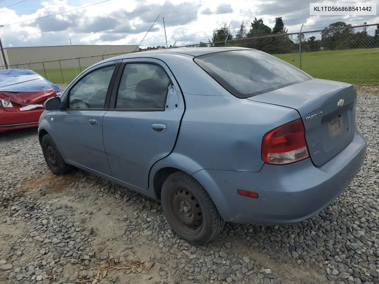 2006 Chevrolet Aveo Base VIN: KL1TD56686B541442 Lot: 73155874