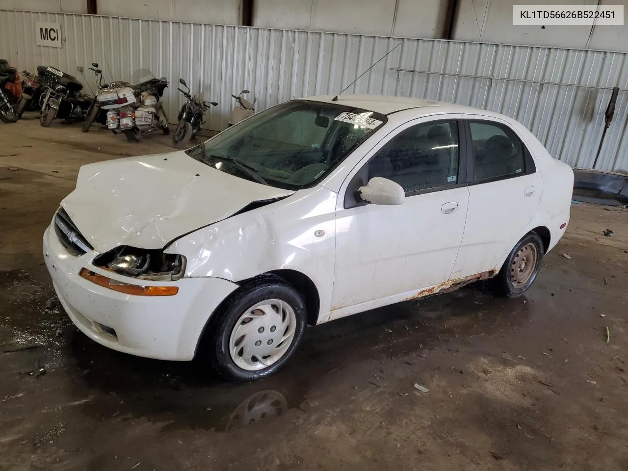 KL1TD56626B522451 2006 Chevrolet Aveo Base