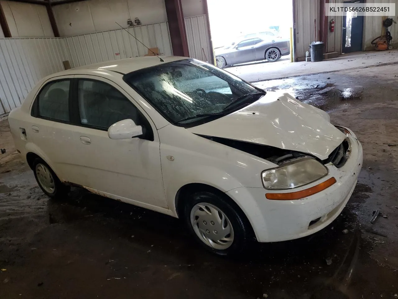 KL1TD56626B522451 2006 Chevrolet Aveo Base