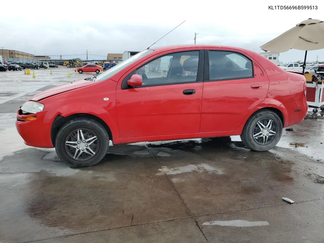 2006 Chevrolet Aveo Base VIN: KL1TD56696B599513 Lot: 77619944