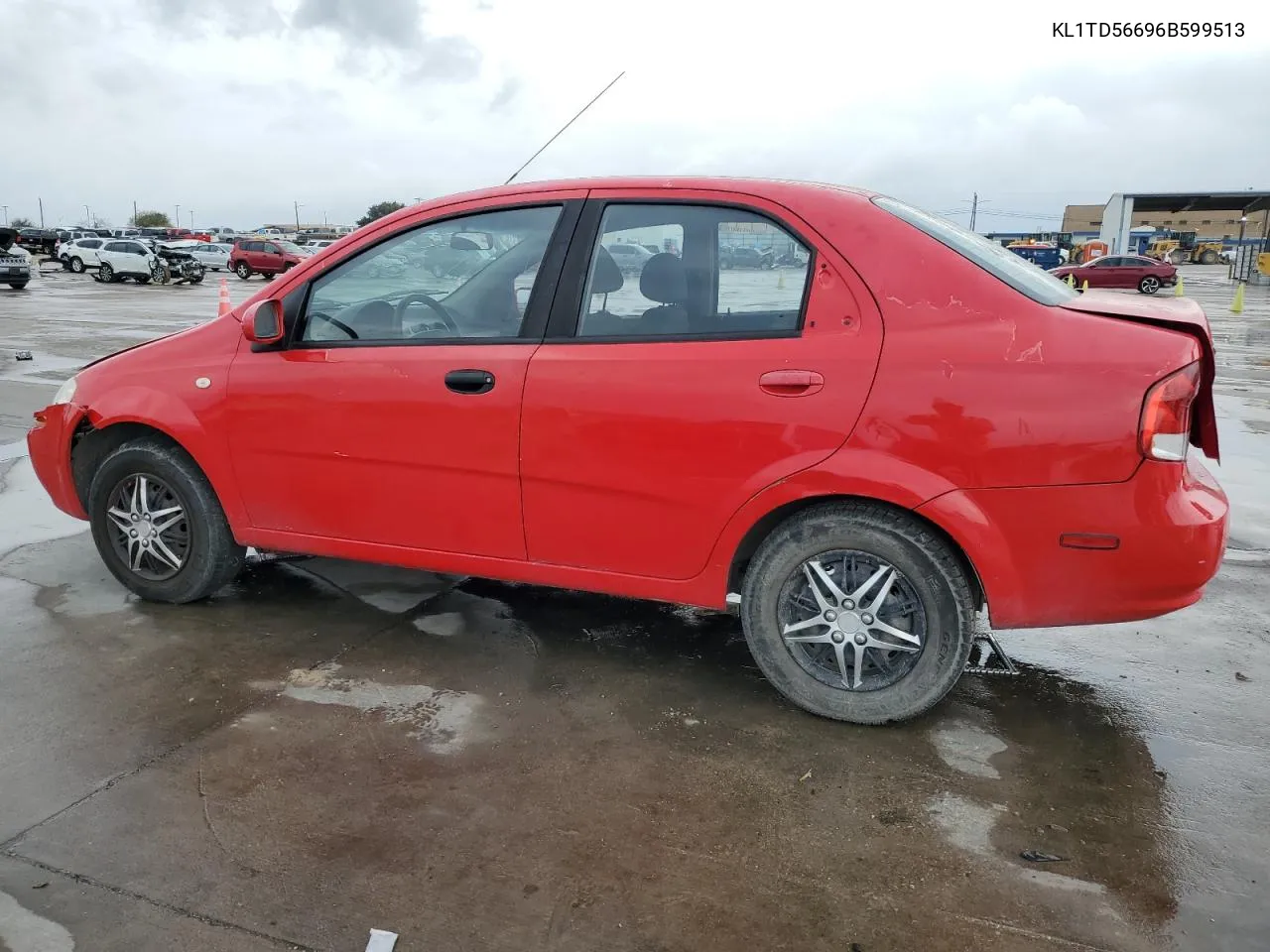 2006 Chevrolet Aveo Base VIN: KL1TD56696B599513 Lot: 77619944