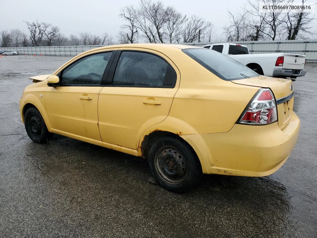 2007 Chevrolet Aveo Base VIN: KL1TD56697B089616 Lot: 45446224