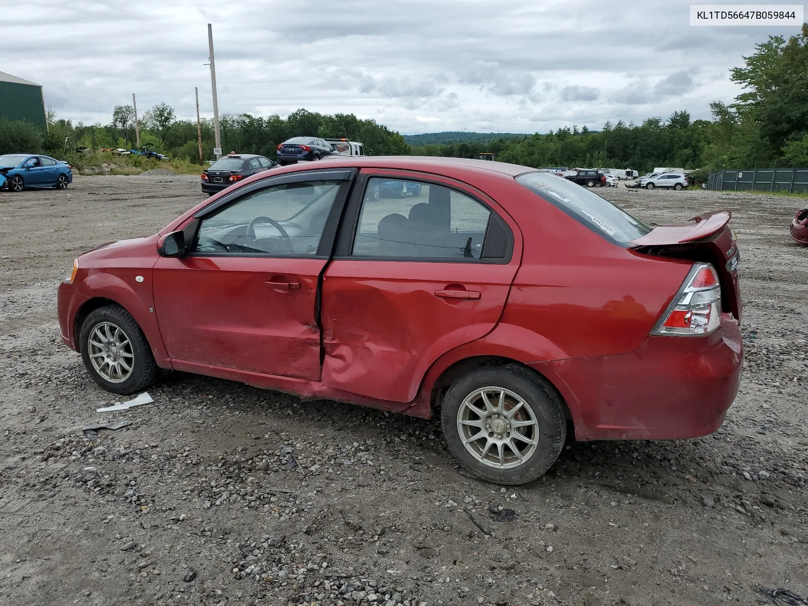 2007 Chevrolet Aveo Base VIN: KL1TD56647B059844 Lot: 65567274