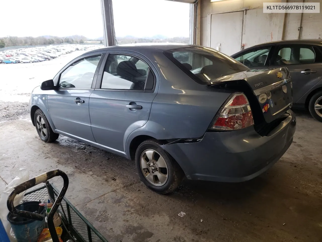 2007 Chevrolet Aveo Base VIN: KL1TD56697B119021 Lot: 67127784