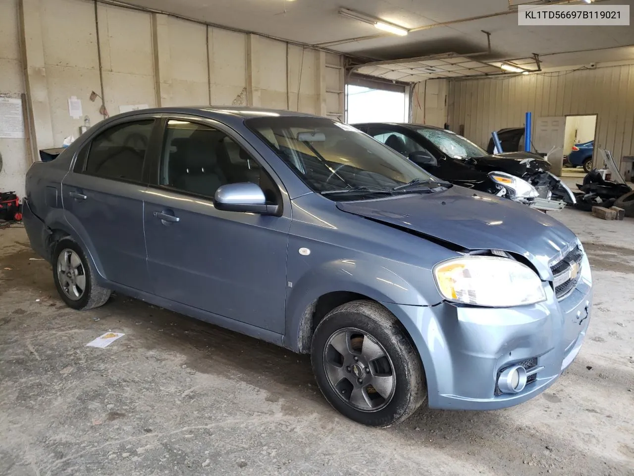 2007 Chevrolet Aveo Base VIN: KL1TD56697B119021 Lot: 67127784