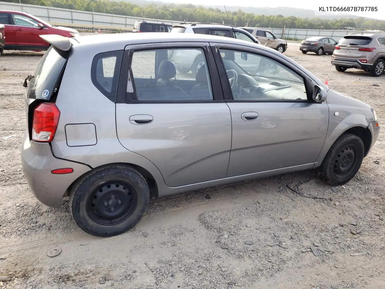 2007 Chevrolet Aveo Base VIN: KL1TD66687B787785 Lot: 69248174