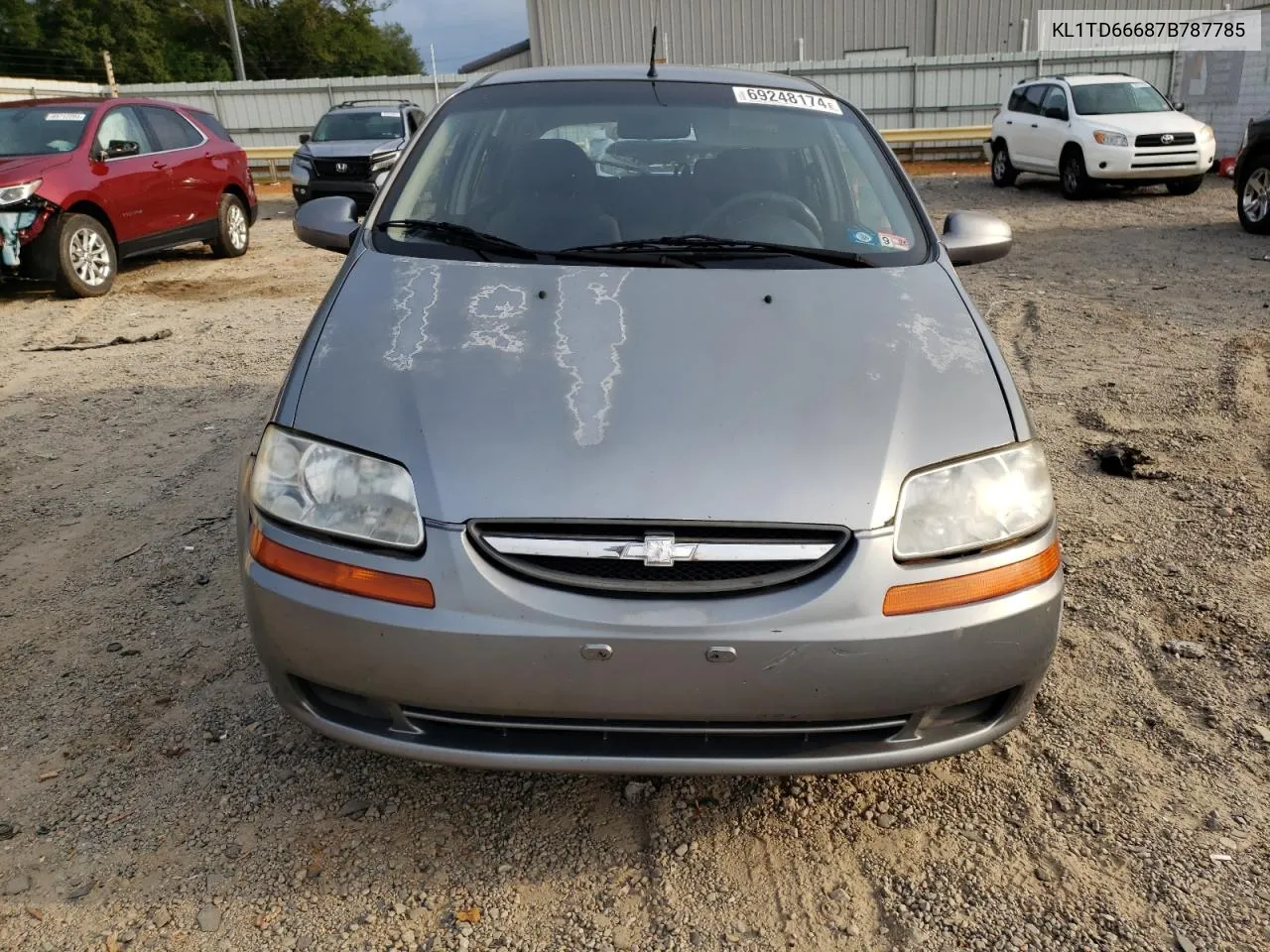 2007 Chevrolet Aveo Base VIN: KL1TD66687B787785 Lot: 69248174