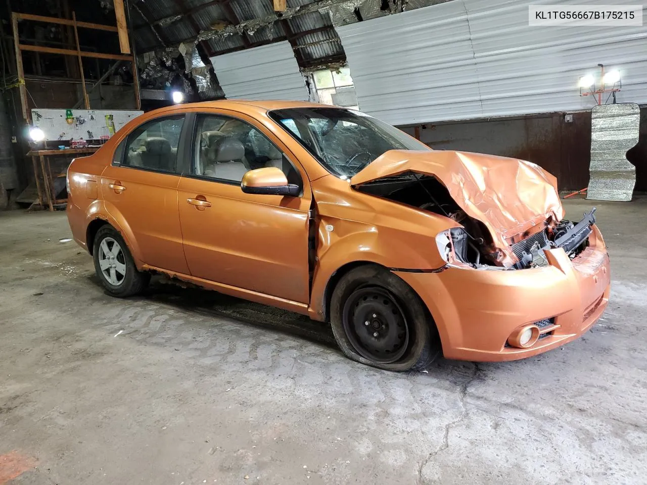 2007 Chevrolet Aveo Lt VIN: KL1TG56667B175215 Lot: 69447974