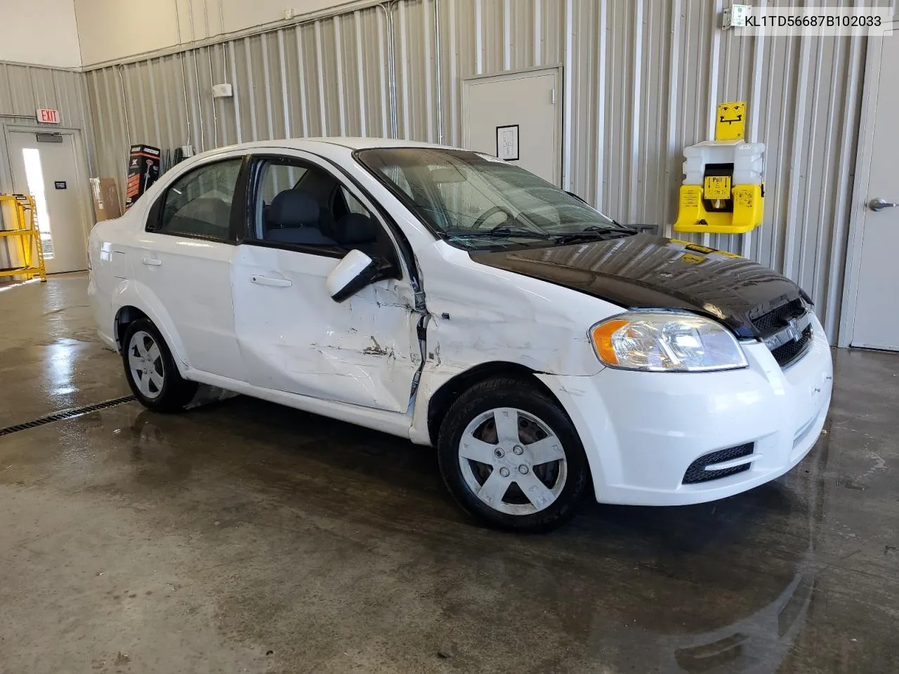 2007 Chevrolet Aveo Base VIN: KL1TD56687B102033 Lot: 72785554