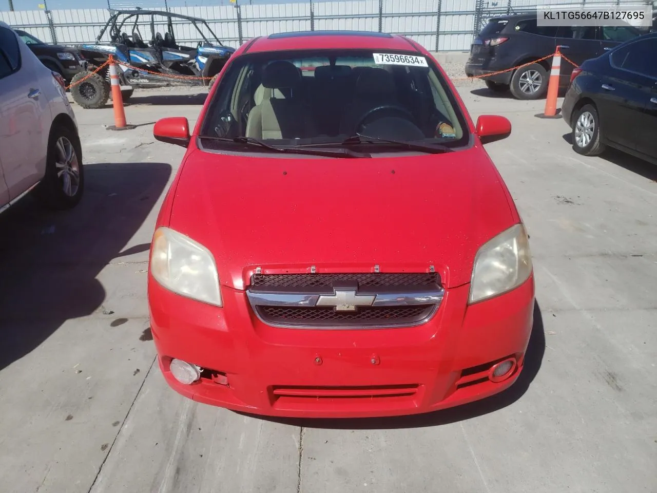 2007 Chevrolet Aveo Lt VIN: KL1TG56647B127695 Lot: 73596634