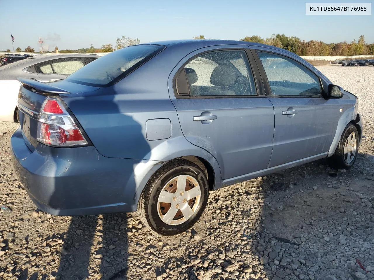 2007 Chevrolet Aveo Base VIN: KL1TD56647B176968 Lot: 74069744