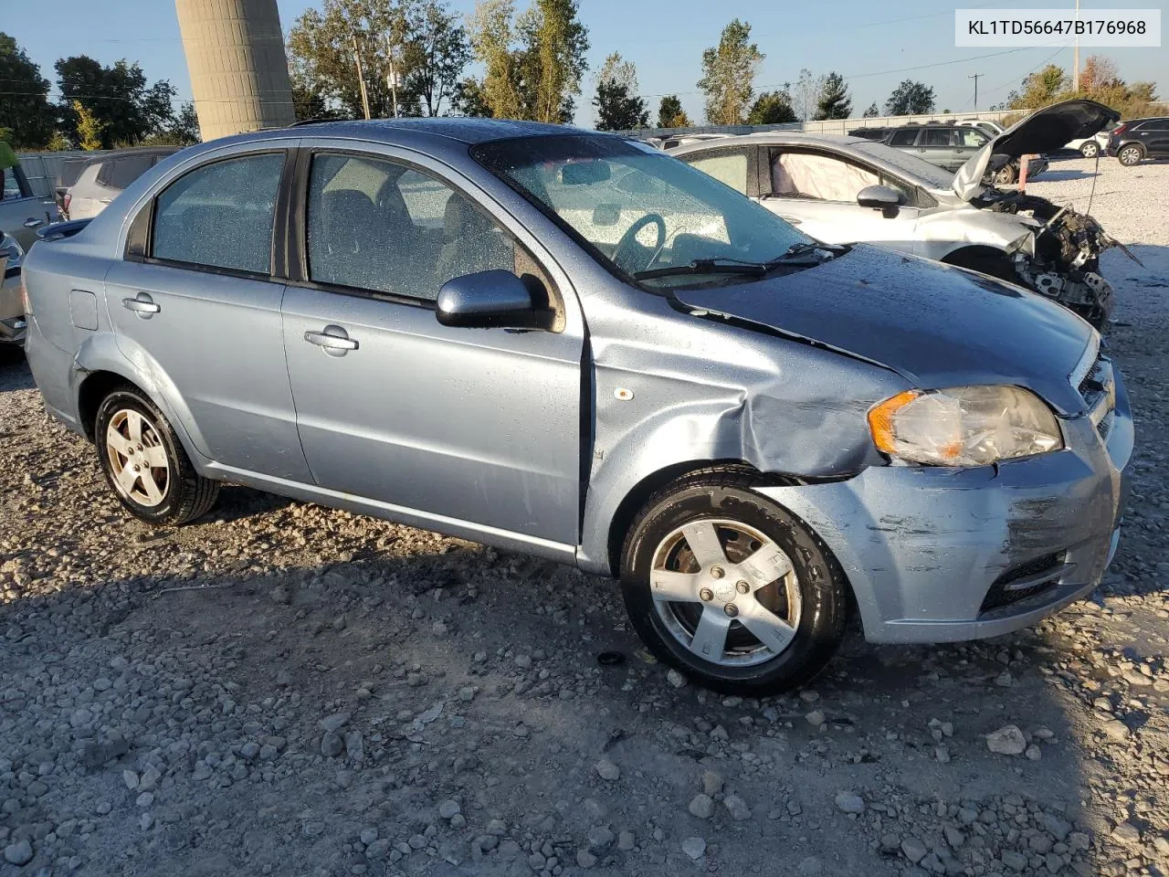 2007 Chevrolet Aveo Base VIN: KL1TD56647B176968 Lot: 74069744