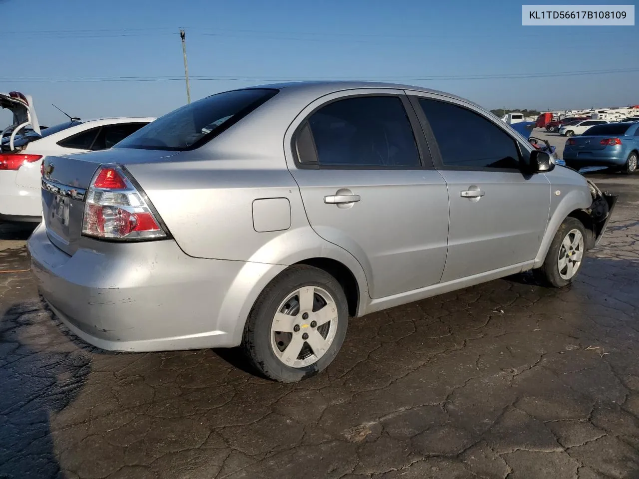 2007 Chevrolet Aveo Base VIN: KL1TD56617B108109 Lot: 74331194