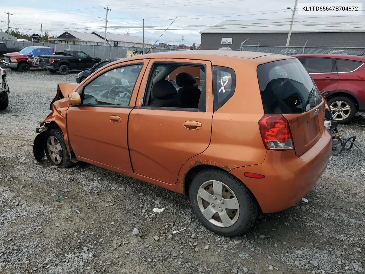 2007 Chevrolet Aveo Base VIN: KL1TD65647B704872 Lot: 74664634