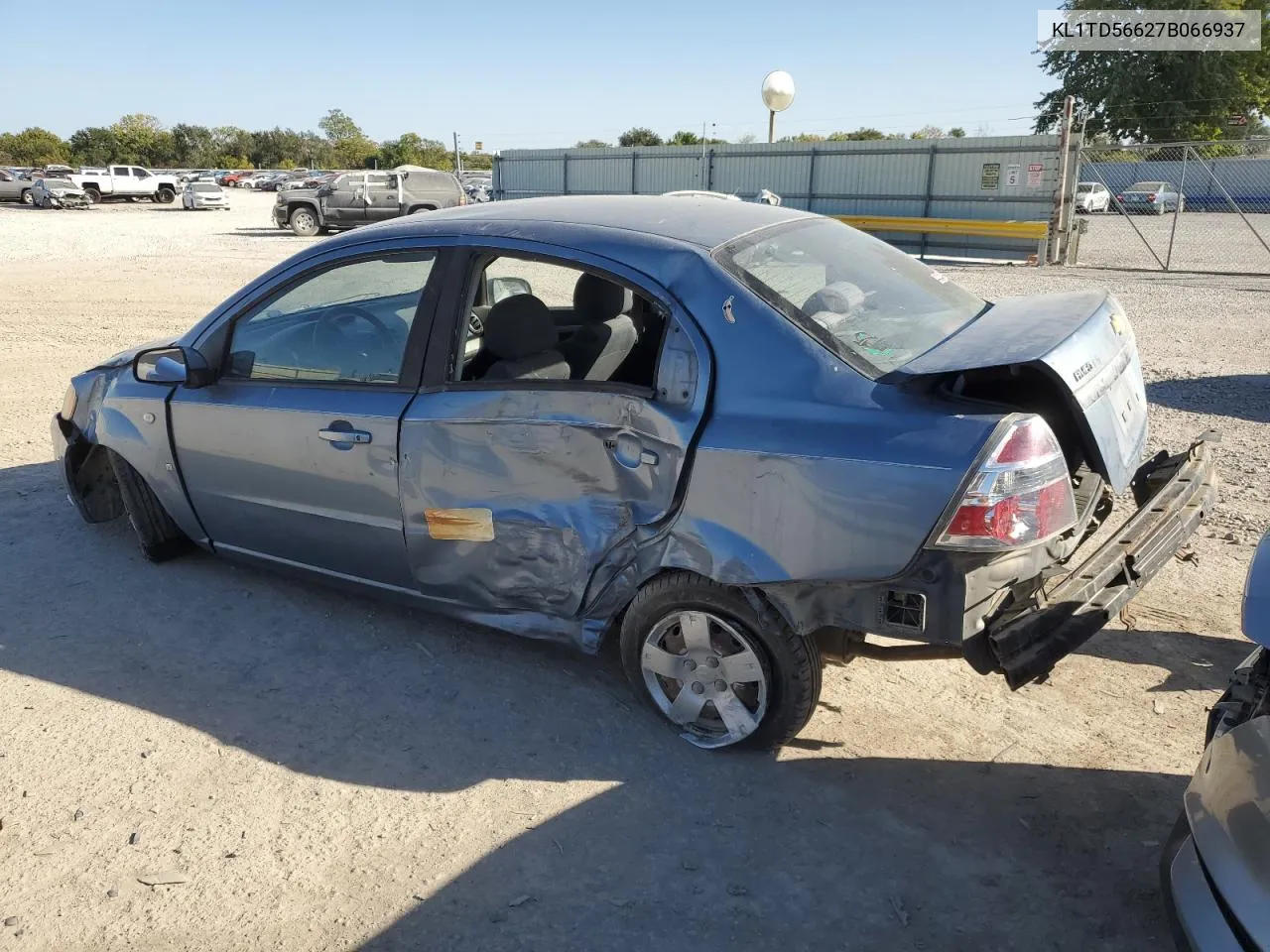 2007 Chevrolet Aveo Base VIN: KL1TD56627B066937 Lot: 75964924