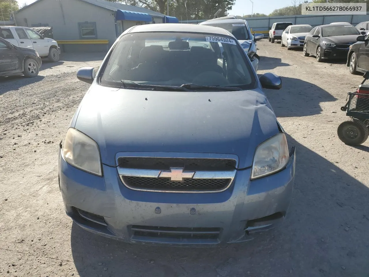 2007 Chevrolet Aveo Base VIN: KL1TD56627B066937 Lot: 75964924