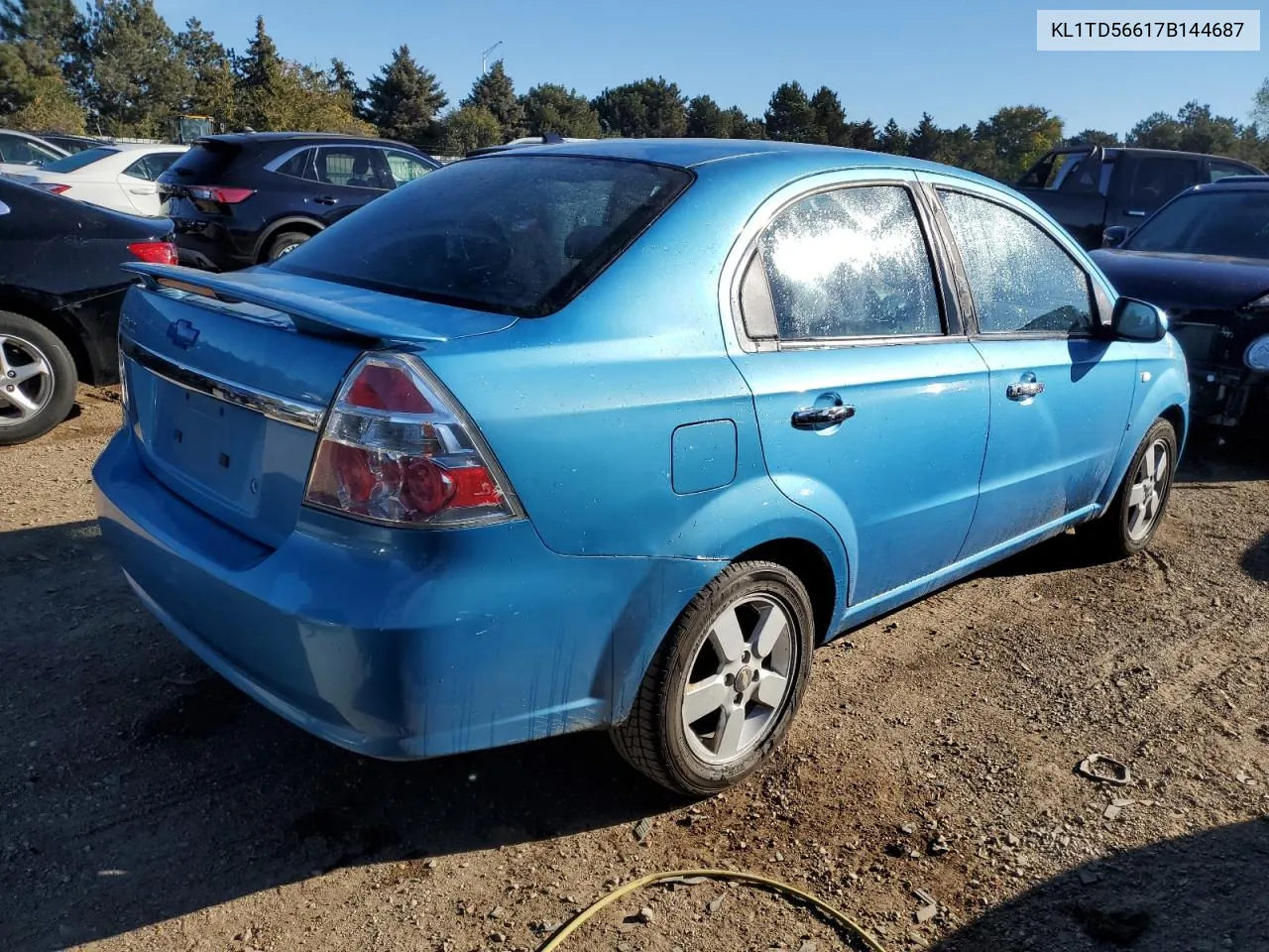 KL1TD56617B144687 2007 Chevrolet Aveo Base